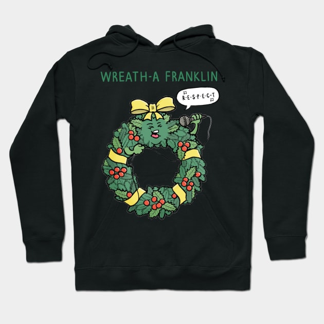 Wreath-a Franklin Hoodie by CarlBatterbee